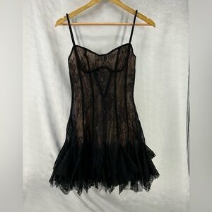 Black Lace Dress Size Medium